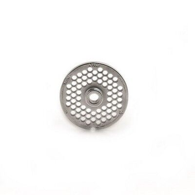 FIMAR 32 series enterprise meat grinder plate in stainless steel with Ø 6 mm holes - Fimar