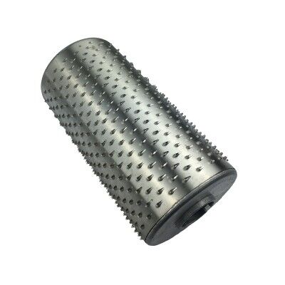 Steel spare roller for Simple Grater Brand Fama Industrie with Flanges. - Fame Industries