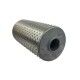 Milled Steel Replacement Roller for Simple Grater Brand Fama Industrie with Flanges. - Fama Industries