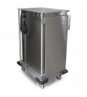 Professional heated low cabinet trolley for GN 1/1 Thermovega SH C10 for transporting hot foods