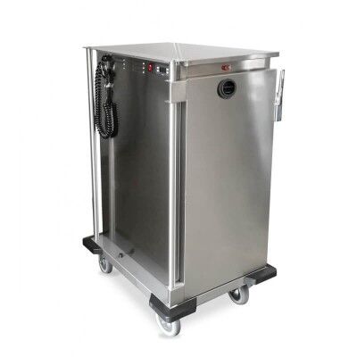 Carrello armadiato riscaldato per GN 1/1 Thermovega C16 per il trasporto di vivande calde