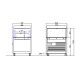 Omnia Pick professional refrigerated display case with wheels for self-service - Rocam