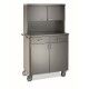 Professional all-stainless steel service furniture with two shelves and 4 doors Polar 2 CH - Rocam