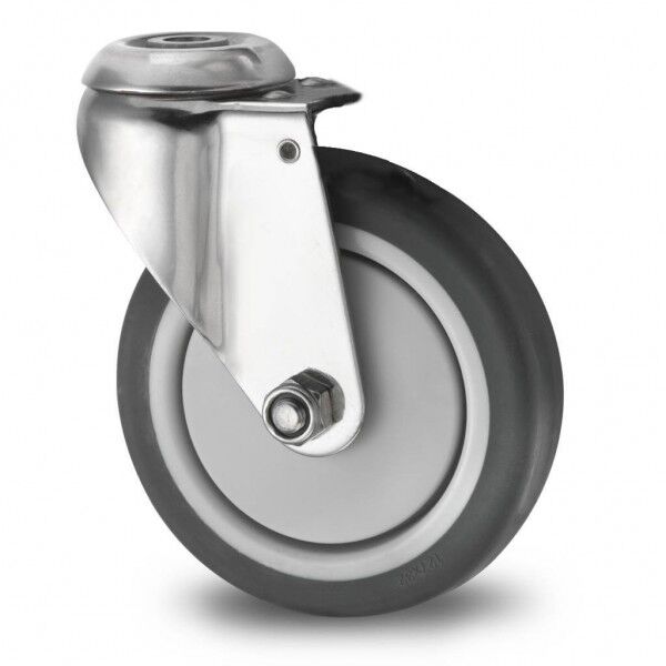Wheel without brake for stainless steel trolley - Forcar - SL50068 - Forcar Spare Parts