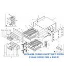 Exploded view spare parts for Fimar Electric Pizza Oven FML and FMLW Series