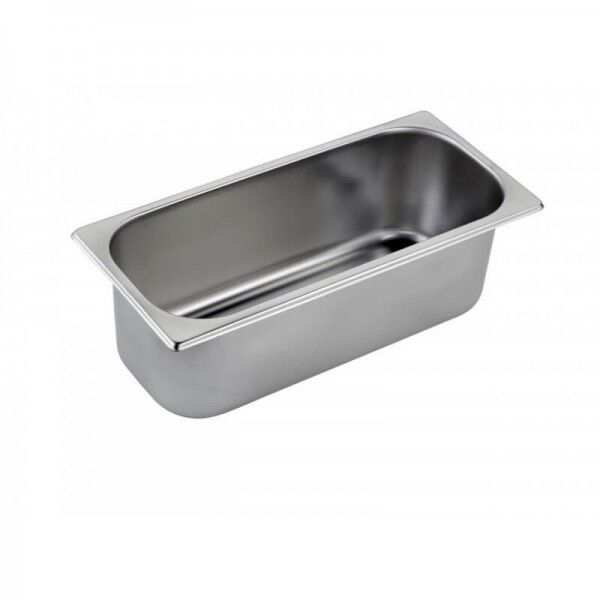 Vaschetta In Acciaio inox per Gelato da 3,4 Litri - 36x16,5 x 80 - VG36168 - Forcar Multiservice
