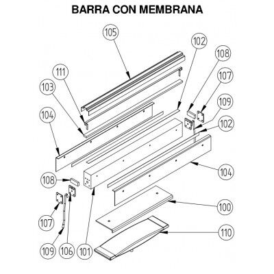 Menbrana a espansione + tubicino sottovuoto a campana - Fama - FSCV008