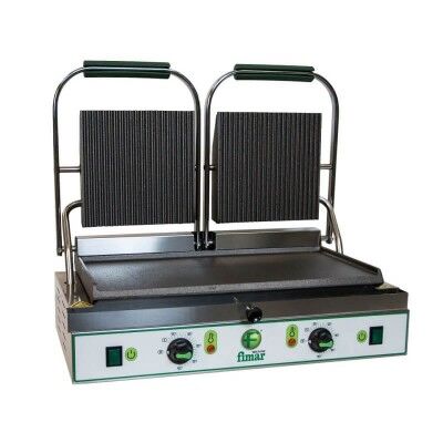 Double electric plate with cast iron surface - Fimar