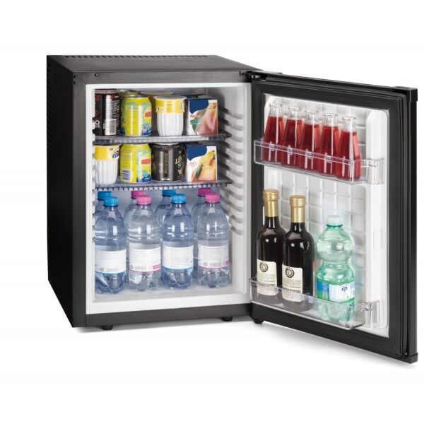 40L minibar refrigerator for hotels and hotels with interior lighting. E40 - Stark s.r.l.