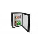 Wall-mounted minibar refrigerator ideal for hotels and hotels. 12 Liters with interior lighting. EF12