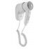 Wall-mounted hair dryer with power regulator. low noise. ideal for hotels. 1200W. HD21