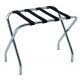 Reggivaligia in acciaio cromo con cinghie nere. altezza 52 cm. portata max 60 kg. RVCROMO - Stark s.r.l.