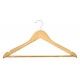 Wood hangers. maple finish with chrome hook. GR - Stark s.r.l.