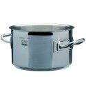 Professional high casserole with two handles. various diameters. "5 Stars" Collection.