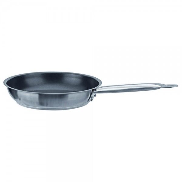 Professional frying pan with black nonstick coating. various diameters. - Square