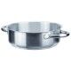 Professional low casserole with two handles. various diameters. Chef Collection - Square
