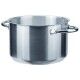 Professional high casserole with two handles. various diameters. Chef Collection - Square