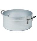 Professional aluminum medium casserole with two handles. various diameters. Alluminium Collection