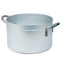 Professional aluminum high casserole with two handles. various diameters. Alluminium Collection