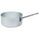 Professional aluminum medium casserole with single handle. various diameters. Alluminium Collection - Square