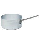 Professional aluminum medium casserole with single handle. various diameters. Alluminium Collection