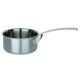 Mini casserole medium height professional single handle. various diameters. "3-ply" Collection - Square
