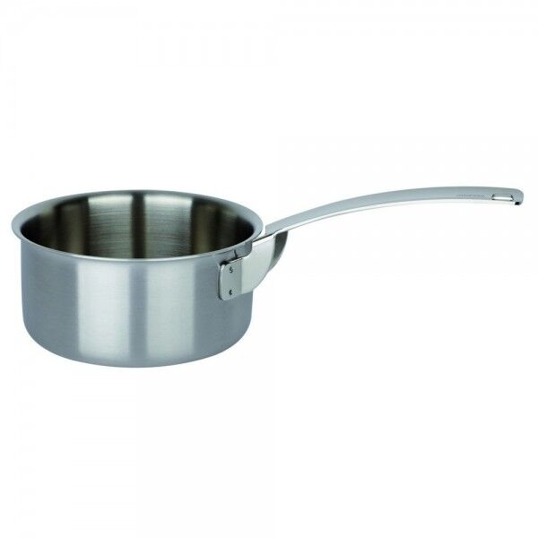 Mini casserole medium height professional single handle. various diameters. "3-ply" Collection - Square