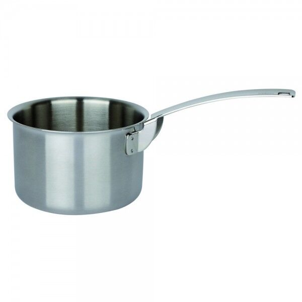 Professional single handle mini high casserole dish. various diameters. "3-ply" Collection - Square