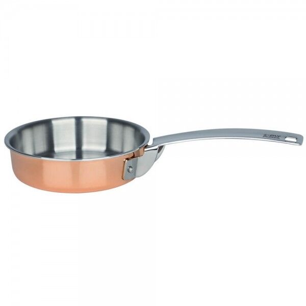Professional mini frying pan. various diameters. Collection "4-ply" Copper - Square