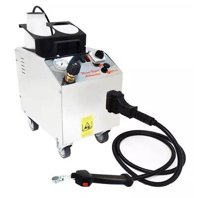 Steam generator for sanitizing and cleaning rooms