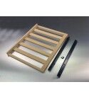 Wooden grill for wine cellar BJ series Static. BJ21W