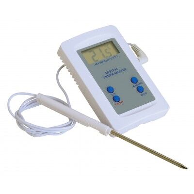 Termometro professionale elettronico per alimenti in cottura e surgelati da -35°C a +300 °C. 161600 - Piazza