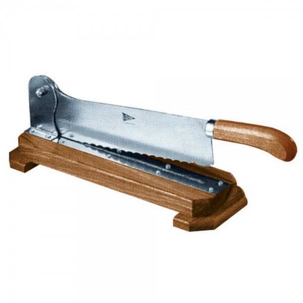 Bread slicer with wooden base. 196300 - Square