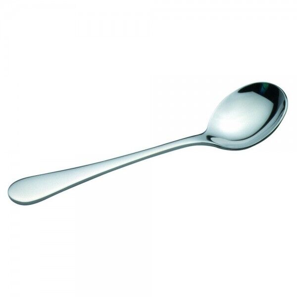 Round soup spoon - "Roma" collection - Box of 12 pieces. 310206 - Square
