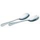 Salad cutlery - "Rome" collection - Pair of cutlery. 310253 - Square