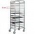 Carrello portateglie in acciaio inox da 20 teglie 60x40. Modello: CA1482T20
