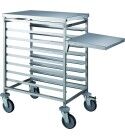 Stainless steel trolley for fresh pasta cassettes. Capacity up to 8 Cassettes. CARPF