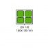 Mold with 4 impressions 160x130 mm GN1/8 for Fimar TS400 semi-automatic thermosealing machine. ACSTTS4003