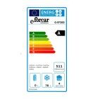 Congelatore verticale professionale Forcar EF200 130 lt statico - Forcar Refrigerati