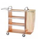 Forcar laundry cart 4 shelves and bag CA1515