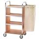 Forcar laundry cart 4 shelves and bag CA1505W - Forcar Multiservice