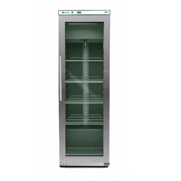 Forcar ERV400GSS ventilated professional refrigerator with glass door - Forcar Refrigerated