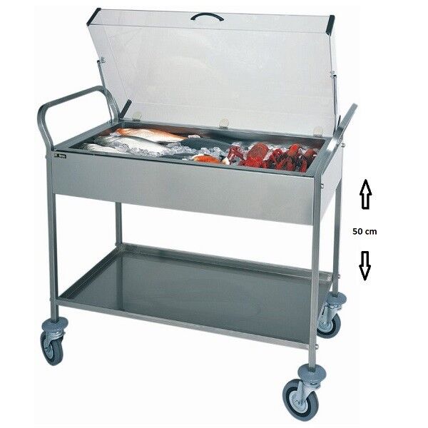 Refrigerated steel service cart. CA1165 - Forcar Multiservice