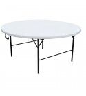 Round folding table for catering. 152 cm diameter. TP-152