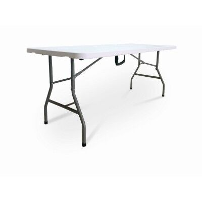 Tavolo rettangolare pieghevole 183x76 cm. Colore bianco.  TPCATERING-W