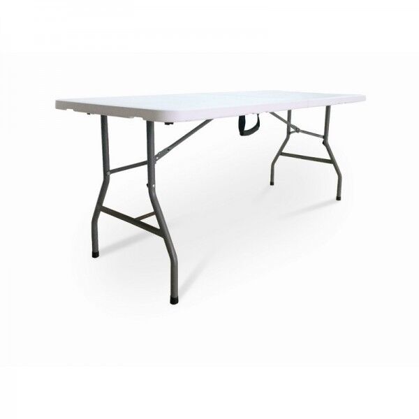 Rectangular folding table 183x76 cm. White color. TPCATERING-W - Stark s.r.l.