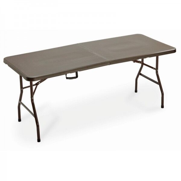 Rectangular folding table 183x76 cm. Walnut color. TPCATERING-M - Stark s.r.l.