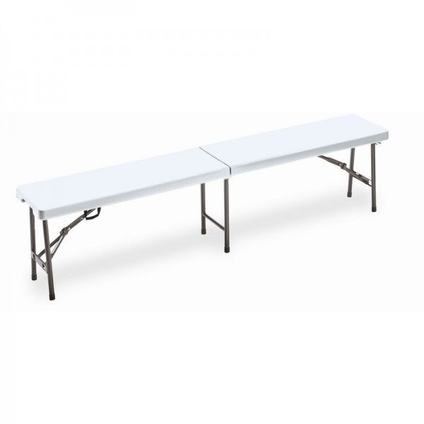Rectangular folding bench color White. Pcatering-W - Stark Ltd.