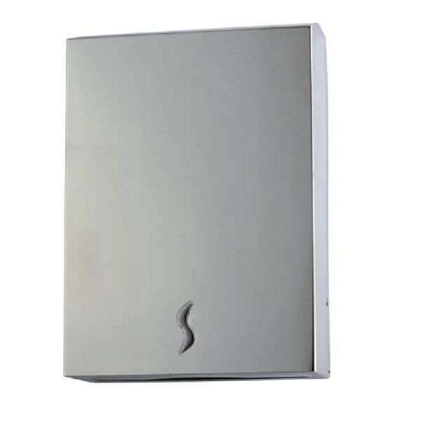 Aisi430 steel paper towel dispenser, 500 sheets. MAXIINOX500 - Vama Ltd.