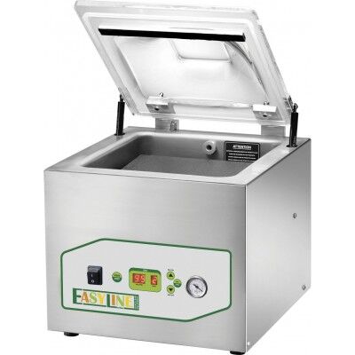 Vacuum TELLER in stainless steel with 300mm sealing bar. Mod. SCC/300 - Easy line By Fimar